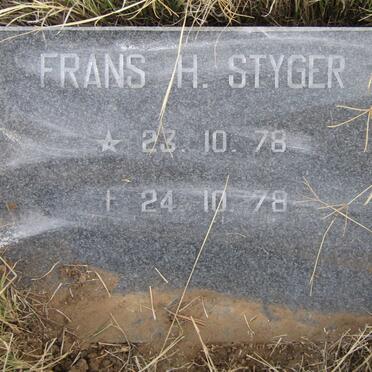 STYGER Frans H. 1978-1978