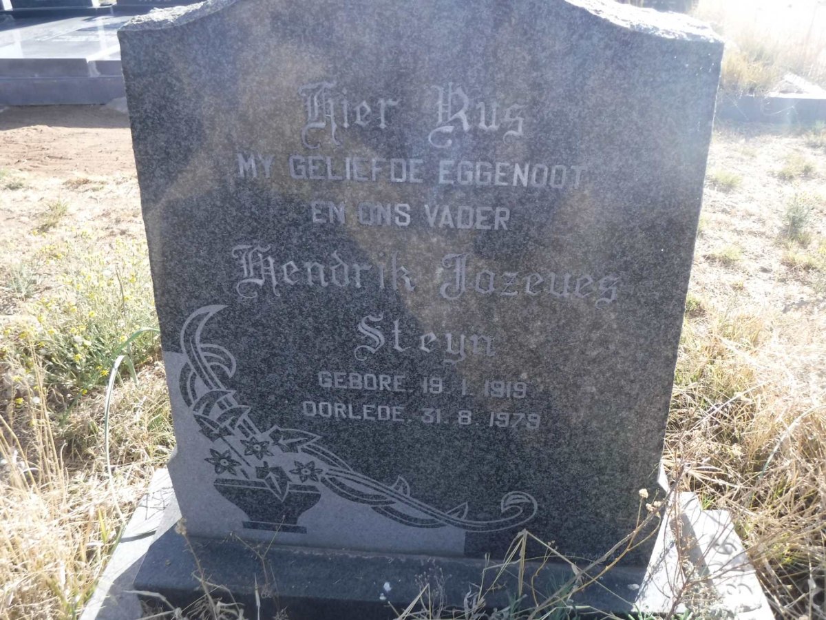 STEYN Hendrik Jozeues 1919-1979