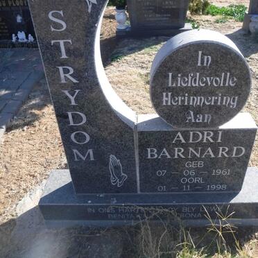 STRYDOM Adri nee BARNARD 1961-1998