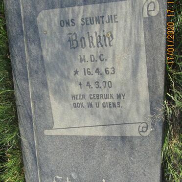 STEENKAMP M.D.C. 1963-1970