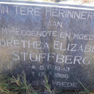 STOFFBERG Dorethea Elizabeth 1943-1988