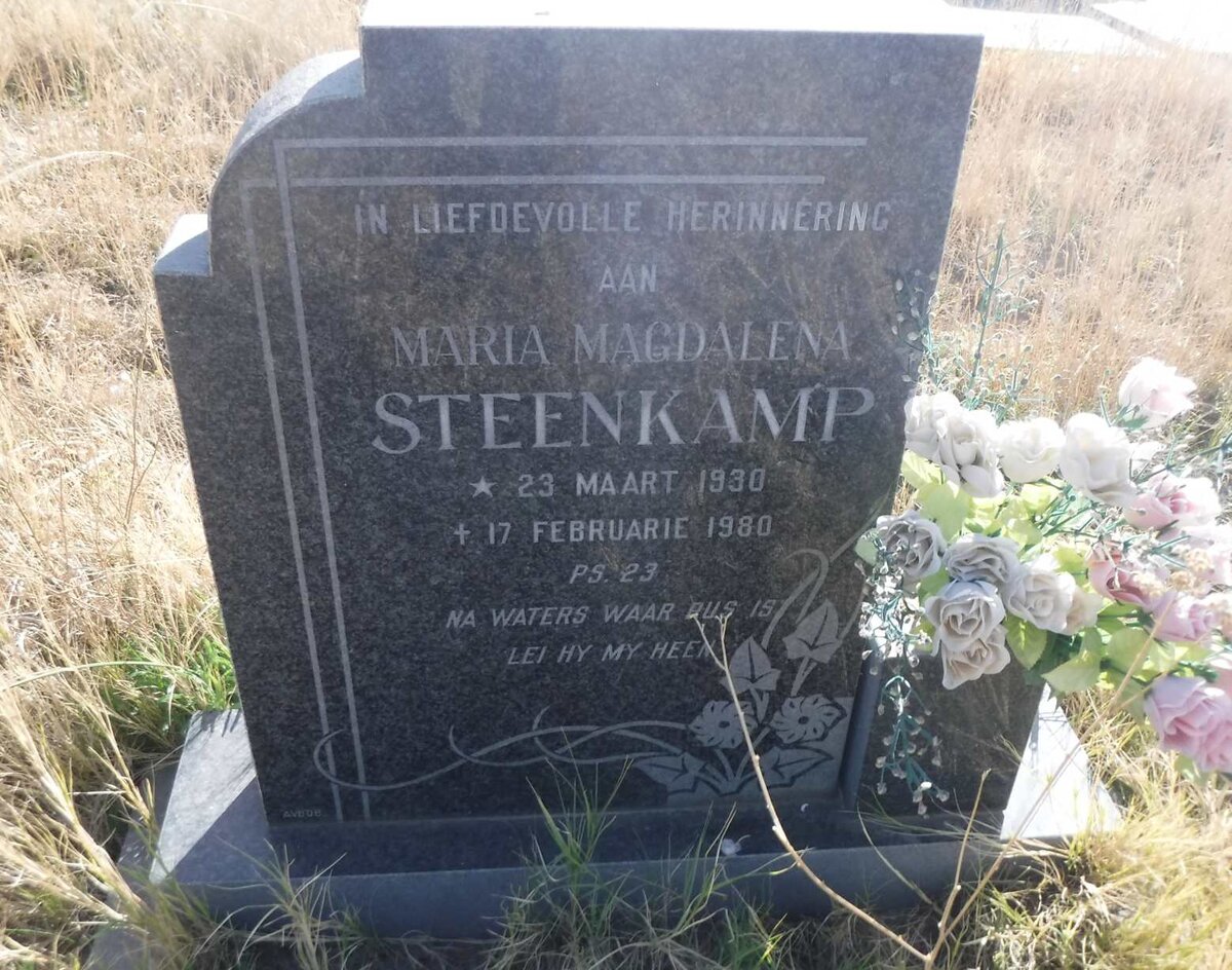 STEENKAMP Maria Magdalena 1930-1980
