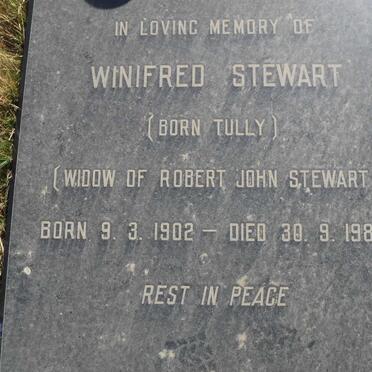 STEWART Winifred nee TULLY 1902-1984