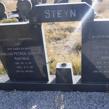 STEYN Cornelius Petrus Johannes Martinus 1932-1980 &amp; Elsje Elizabeth Sophia 1935-1980