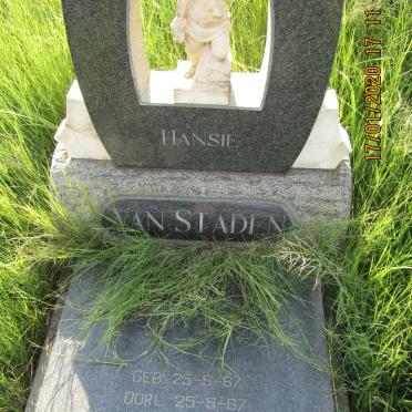 STADEN Hansie, van 1967-1967