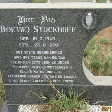 STOCKHOFF Boetie 1940-1970