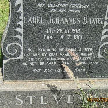 STEVENS Carel Johannes Daniel 1916-1961