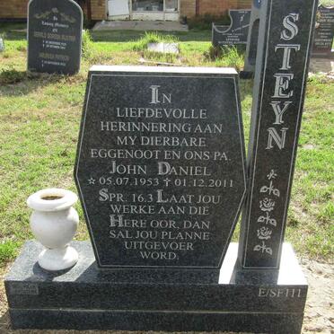STEYN John Daniel 1953-2011