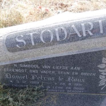 STODART Daniel Petrus le Roux 1959-1991