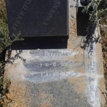 STEYN Yvonne 1930-1987