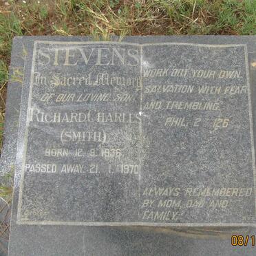 STEVENS Richard Charles 1936-1970