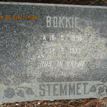 STEMMET Bokkie 1896-1973