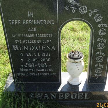SWANEPOEL Hendriena 1937-2005