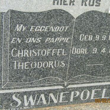 SWANEPOEL Christoffel Theodorus 1910-1962
