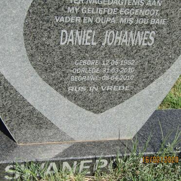 SWANEPOEL Daniel Johannes 1952-2010