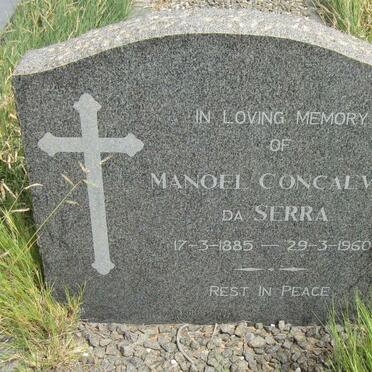 SERRA Manoel Concalves, da 1885-1960