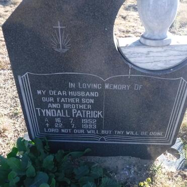 TYNDALL  Patrick 1952-1993