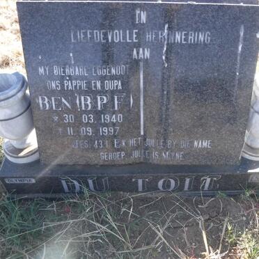 TOIT B.P.F., du 1940-1997