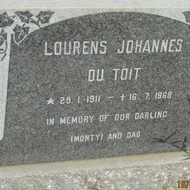 TOIT Lourens Johannes, du 1911-1968