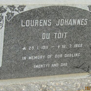 TOIT Lourens Johannes, du 1911-1968