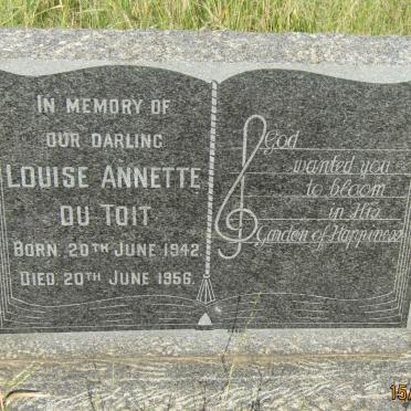 TOIT Louise Annette, du 1942-1956