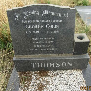 THOMSON George Colin 1949-1971