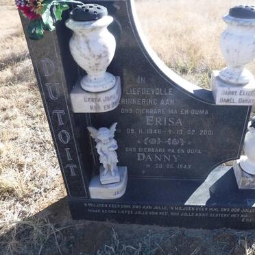 TOIT Danny, du 1943-  &amp; Erisa 1946-2001