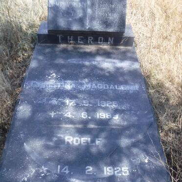 THERON Roelf 1925-1989 &amp; Christina Magdalena 1925-1989