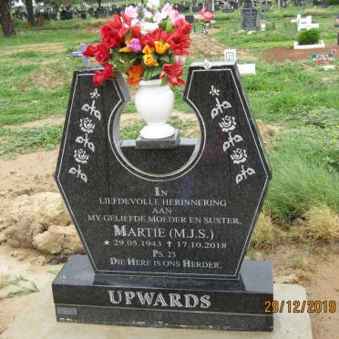 UPWARDS M.J.S. 1943-2018