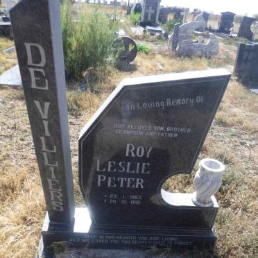 VILLIERS Roy Leslie Peter, de 1963-1991