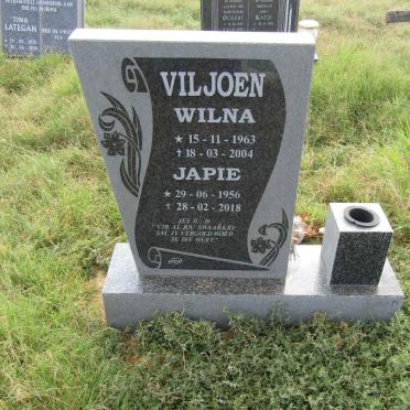 VILJOEN Japie 1956-2018 &amp; Wilna 1963-2004