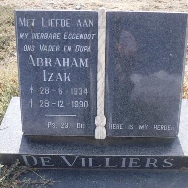 VILLIERS Abraham Izak, de 1934-1990