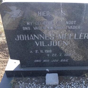 VILJOEN Johannes Muller 1918-1980
