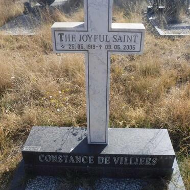 VILLIERS Constance, de 1919-2005