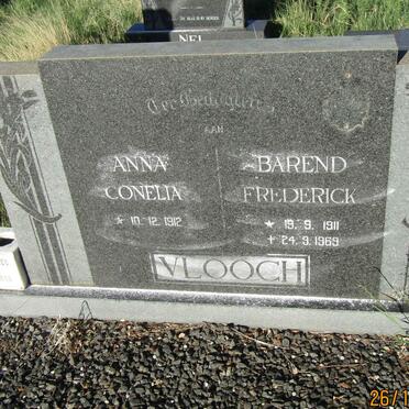 VLOOCH Barend Frederick 1911-1969 &amp; Anna Cornelia 1912-