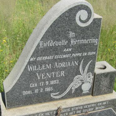 VENTER Willem Adriaan 1893-1965
