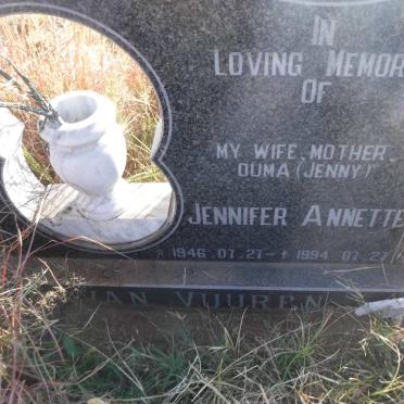 VUUREN Jennifer Annette, van 1946-1994