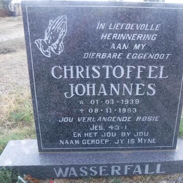 WASSERFALL Christoffel Johannes 1939-1993