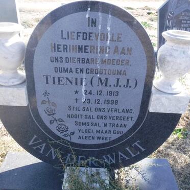 WALT M.J.J., van der 1913-1998