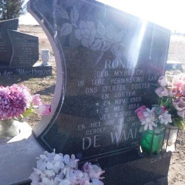 WAAL Ronel, de nee MYBURGH 1969-1994