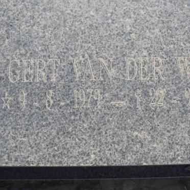 WALT Gert, van der 1979-1995