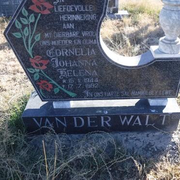 WALT Cornelia Johanna Helena, van der 1944-1992