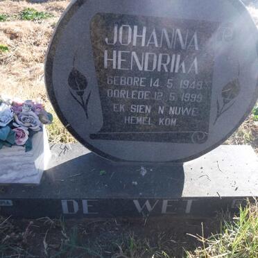 WET Johanna Hendrika, de 1949-1999