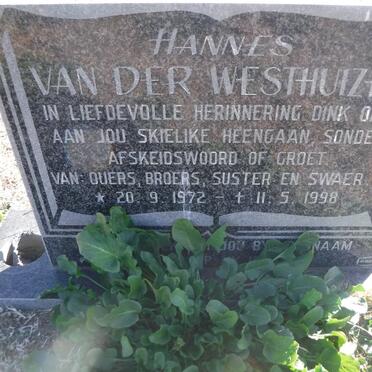 WESTHUIZEN Hannes, van der 1972-1998