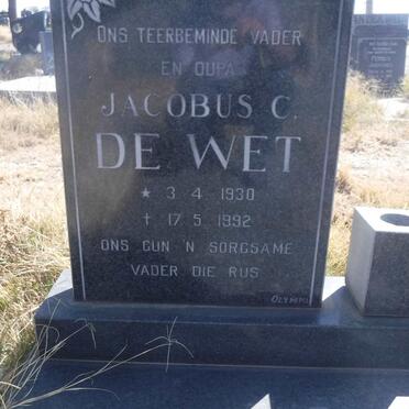 WET Jacobus C., de 1930-1992