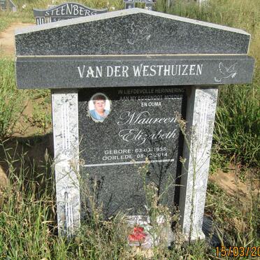 WESTHUIZEN Maureen Elizabeth, van der 1956-2014