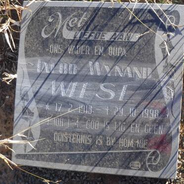 WIESE Jacob Wynand 1913-1998