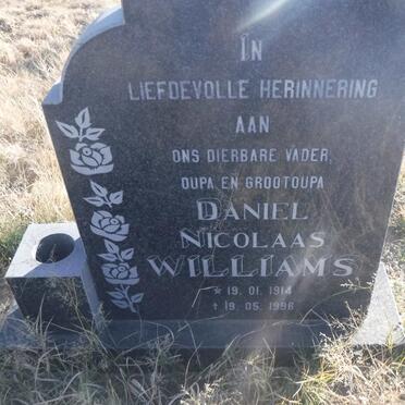 WILLIAMS Daniel Nicolaas 1914-1996