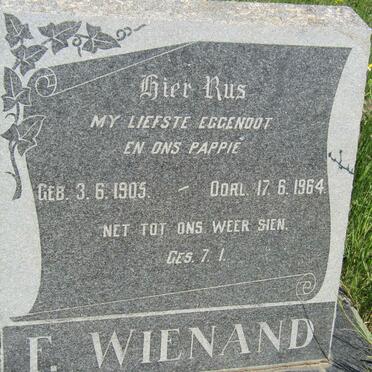 WIENAND F. 1905-1964
