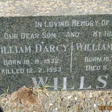 WILLS William D'arcy 1903-1966 :: WILLS William D'arcy 1932-1953